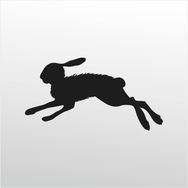 130 cm Çöl Tavşanı Folyo Sticker