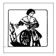 130 cm Kadın Folyo Sticker
