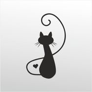 130 cm Kedi Folyo Sticker