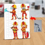 13120 İtfaiyeci Kahramanlar Meslek 99 Parça Puzzle Yapboz Tablo