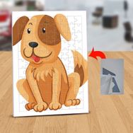 1391321 Sevimli İllüstrasyon Köpek 99 Parça Puzzle Yapboz Tablo