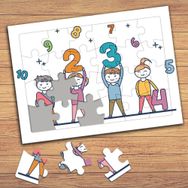139903 Sayıları Öğreniyorum Çocuklara Özel Puzzle Yapboz Tablo