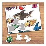 14104 Sevimli Balıklar Dostlar Çocuklara Özel Puzzle Yapboz Tablo