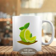 1416-919 Misket Limon İllüstrasyon Kupa Bardak