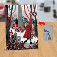 14225 Ormanda Kırmızı Başlıklı Kız 99 Parça Puzzle Yapboz Tablo