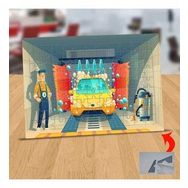 14411911 Oto Yıkama İllüstrasyon 99 Parça Puzzle Yapboz Tablo