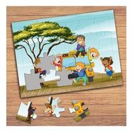 14587 Gülen Mutlu Çocuklar Çocuklara Özel Puzzle Yapboz Tablo