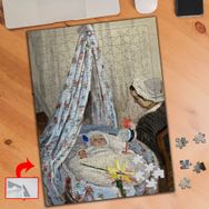 148 Jean ile Camille Monet 240 Parça Puzzle Yapboz Tablo
