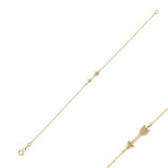 14k Altın Ok Arrow Bileklik