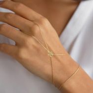 14k Altın Yıldızlı Şahmeran Bileklik