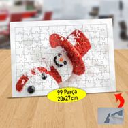 1568 Sevimli Kardan Adam 99 Parça Puzzle Yapboz Tablo