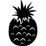 160 cm Ananas Folyo Sticker