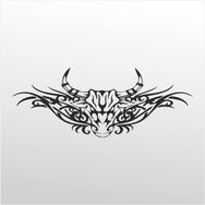 160 cm Boğa Deseni Folyo Sticker