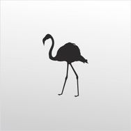 160 cm Flamingo Folyo Sticker