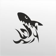160 cm Köpek Balığı Desen Folyo Sticker
