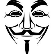 160 cm Maske Folyo Sticker