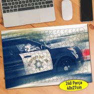 1696 Olay Yerine Giden Polis Arabası 240 Parça Puzzle Yapboz