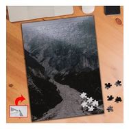 1719 Dağ Yolu Kayalıklar Doğa 240 Parça Puzzle Yapboz Tablo