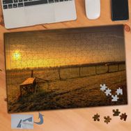 176 Güneşin Doğuşu Doğa Manzarası 240 Parça Puzzle Yapboz Tablo