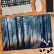 1858602 Ormanlık Yol Ağaçlar 240 Parça Puzzle Yapboz