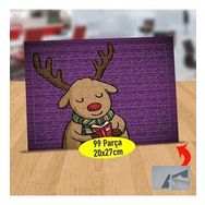 191 Huzurla Tebbesüm Eden Geyik 99 Parça Puzzle Yapboz Tablo