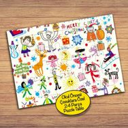19352 Çocuk Çizimleri Çocuklara Özel Puzzle Yapboz Tablo