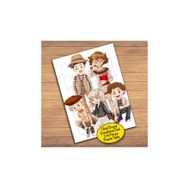 19708 Neşeli Gülümseyen Arkadaşlar Çocuklara Özel Puzzle Yapboz Tablo