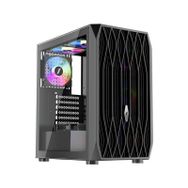 1stplayer Ariya AY7 Siyah 750W 80+ ARGB 4x12 cm Fan Temperli Cam Mesh USB 3.0 ATX Bilgisayar Kasası