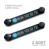 2 Adet Park Numaratik