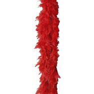 2 Metre Boa Tüy Otriş - Kırmızı