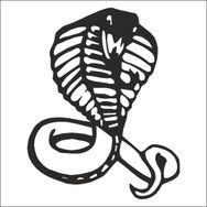 20 cm Cobra Folyo Sticker