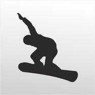 20 cm Kayakçı Folyo Sticker