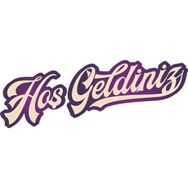 200 cm Hoş Geldiniz Folyo Sticker