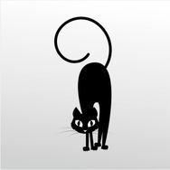 200 cm Korkmuş Kedi Folyo Sticker