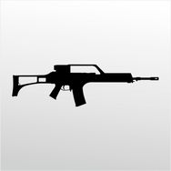 200 cm Rıfle 7.62 mm Folyo Sticker