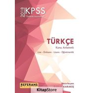 2018 KPSS Türkçe Konu Anlatımlı Gökhan Karakış Referans Yayınları