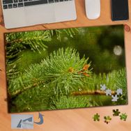 202 Yeşil Çam Ağacı Dalları 240 Parça Puzzle Yapboz Tablo