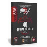 2020 Farklı İsem 7. Sınıf Sosyal Bilgiler Tamamı Çözümlü 40 Fasikül Deneme İsem Yayıncılık
