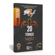 2020 Farklı İsem 7. Sınıf Türkçe Tamamı Çözümlü 20 Fasikül Deneme İsem Yayıncılık