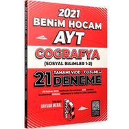 2021 Ayt Coğrafya Tamamı Video Çözümlü 21 Deneme-Benim Hocam Yayınları