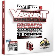 2022 AYT Coğrafya Tamamı Video Çözümlü 33 Deneme Sınavı