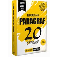 2022 KPSS ALES DGS Ezberbozan Paragraf 20 Deneme Pegem Yayınları