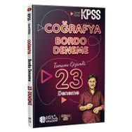 2022 KPSS Coğrafya Tamamı Çözümlü 23 Bordo Deneme Sınavı