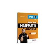 2022 KPSS Matematik 11 Deneme Tamamı Video Çözümlü Yektugmat Marka Yayınları