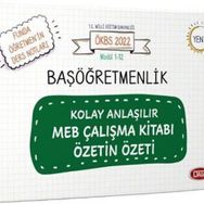2022 MEB ÖKBS Başöğretmenlik Kolay Anlaşılır MEB Çalışma Kitabı Özetin Özeti - Data Yayınları