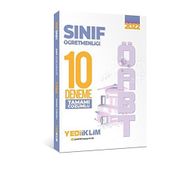 2022 ÖABT Sınıf Öğretmenliği Tamamı Çözümlü 10 Deneme - Yediiklim Yayınları