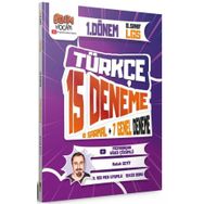 2023 8. Sınıf LGS 1. Dönem Türkçe 15 Deneme Sınavı - Benim Hocam Yayınları