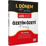 2023 8. Sınıf Lgs Tüm Dersler 1. Dönem Özetin Özeti Kitapçığı - Editör Yayınları