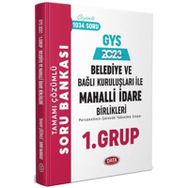 2023 Belediye ve Bağlı Kuruluşları İle Mahalli İdare Birlikleri 1. Grup Tamamı Çözümlü Soru Bankası - Data Yayınları