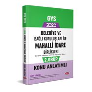 2023 Belediye ve Bağlı Kuruluşları İle Mahalli İdare Birlikleri 2. Grup Konu Anlatımlı - Data Yayınları